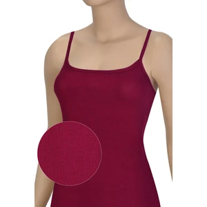 Kadın Atlet Ip Askılı Fitilli (%96 Pamuk - %4 Elastan)