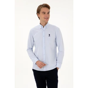 U.s. Polo Assn. Erkek Açık Mavi Gömlek Basic 50307668-VR003
