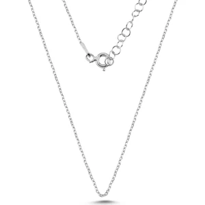 925 Ayar Gümüş 30 Forse Kalınlık 45 cm Düz Model Zincir