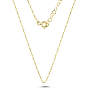 925 Ayar Gümüş 30 Forse Kalınlık 45 cm Düz Model Zincir