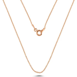 925 Ayar Gümüş 30 Forse Kalınlık 50 cm Düz Model Zincir