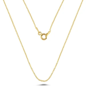 925 Ayar Gümüş 30 Forse Kalınlık 50 cm Düz Model Zincir