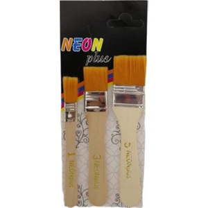 Neon Plus Zemin Fırça Seti 3'Lü