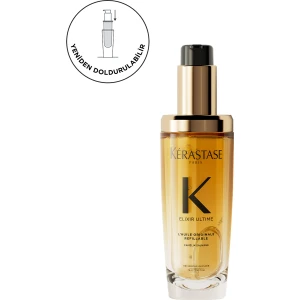 Elixir Ultime Saç Bakım Yağı 75 ml  Parlaklık ve Yumuşaklık İçin Kamelya Yağı, Tüm Saç Tipleri için Günlük Kullanımda