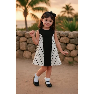 Kız Çocuk Regular Kalıp Desenli Elbise