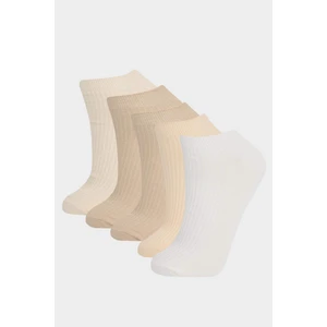 Kız Çocuk 5'li Pamuklu Patik Çorap F9010A8NS