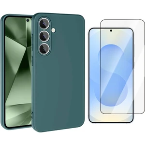 Samsung Galaxy S24 FE Kılıf Zore Mara Lansman Kapak + Cam Ekran Koruyucu