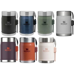 Klasik Paslanmaz Çelik Yemek Termosu Kaşıklı 0,40 Lt