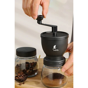 Matera Coffe Grinder Seramik Öğütücülü Cam Kahve Değirmeni Öğütücüsü