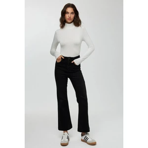 Kadın Flare Fit Jean Siyah