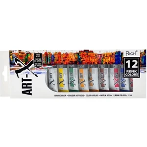 Art X 12x12ml Tüp Akrilik Boya Set / 07521