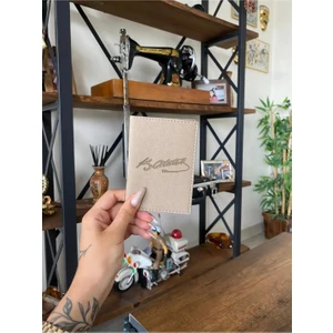 Efe Deri Ata Dikişli Araç Ruhsat Kılıfı Kabı Oto Ruhsatlık Araba Ruhsat Koruyucu