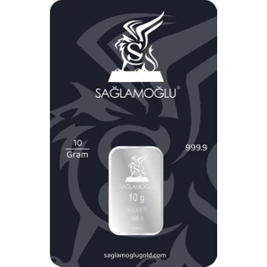 Eg Kuyumculuk 2 Adet 10 gr Gümüş Külçe Sağlamoğlu