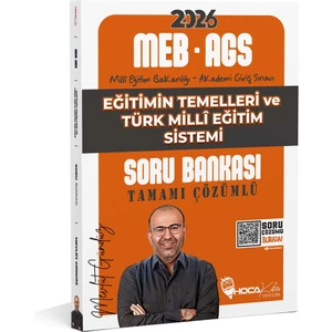 2026 Meb-Ags Eğitimin Temelleri ve Türk Milli Eğitim Sistemi Soru Bankası-Mevlüt Gündüz