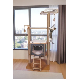 Pati Homes Xl Vip Dubleks Katlı Kedi Evi
