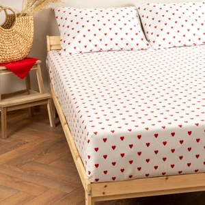 | Mix & Match | Hearts |  Pamuk Çift Kişilik Çarşaf Seti