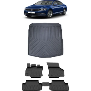 Passat B8-B8.5 2015-2022 4.5d Paspas 3D Rizline Bagaj Havuzu Set