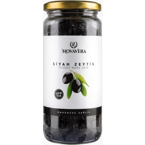 Tuzsuz Kuru Sele Siyah Zeytin 500 ml (Net 300g)