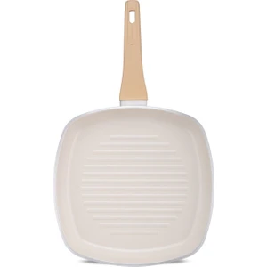 Swiss Crystal Dark Cream 28 cm Grill Tava