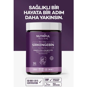 Nutrıful İbni Sina Sirkengebin Probiyotik-Prebiyotik Diyet Macunu 240 gr