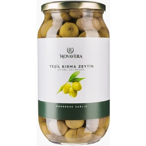 Yeşil Kırma Zeytin Iri Boy 1 Lt