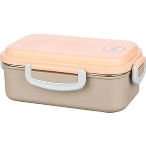 Aura 2 Bölmeli Isıtılabilir Çelik Saklama Kabı | 150 ml + 300 ml | Sıcak Su ile Isıtma Özellikli