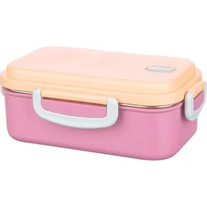 Aura 2 Bölmeli Isıtılabilir Çelik Saklama Kabı | 150 ml + 300 ml | Sıcak Su ile Isıtma Özellikli