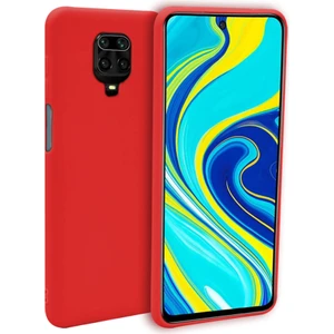 Piyasa Sepeti Xiaomi Redmi Note 9s Ince Mat Silikon Kılıf Kırmızı