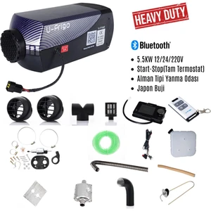 U-Frigo 5.5 Kw 12-24V Webasto Dizel Isıtıcı Start-Stop Bluetooth Heavy Duty Serisi