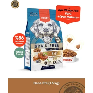 Tahılsız Sığır Etli Yetişkin Köpek Maması 1.5 kg