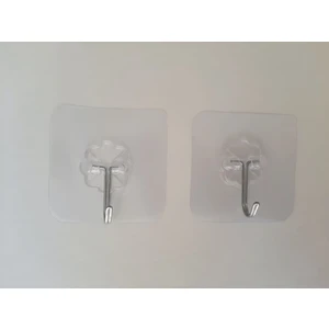 10 Adet Şeffaf Yapışkanlı Banyo Mutfak Askısı Havlu Askılığı Yapışkanlı Kancalı