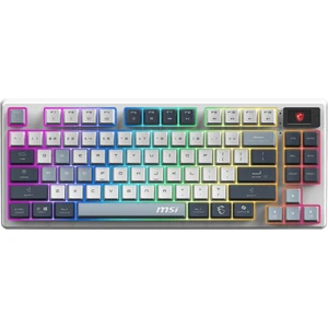 Msı Forge GK600 Tkl Wıreless Sky Rgb Mekanik Linear Kablosuz Türkçe Gaming Klavye