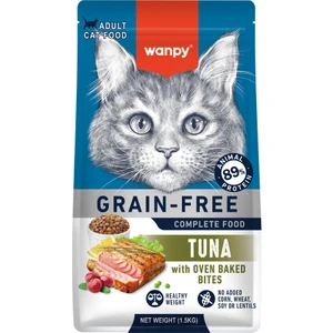 With Oven Baked Bites Ton Balıklı Tahılsız Yetişkin Kedi Maması 1,5 kg