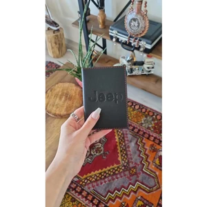 Efe Deri Jeep Deri Dikişli Araç Ruhsat Kılıfı Kabı Ruhsatlık Ruhsat Koruyucu