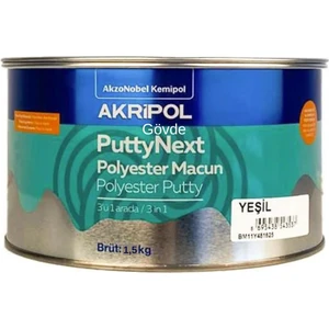 Akzonobel Puttynext Polyester Macun Yeşil 1,5kg