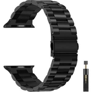 Apple Watch 10 46MM 9 8 7 6 Se Ultra Uyumlu 42 44 45 49MM Paslanmaz Çelik Metal Bakla Kordon