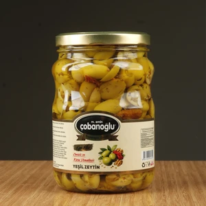 Çobanoğlu Ege Mix Yeşil Zeytin -Cam Kavanoz