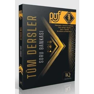 Iq Yayınları 9. Sınıf Tüm Dersler Soru Bankası