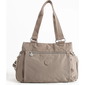 Kadın 5 Gözlü Suya Dayanıklı Saten Kumaş Ayarlanabilir Çapraz Askılı El ve Omuz Çantası