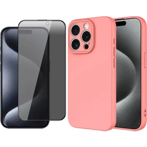 iPhone 15 Pro Max Uyumlu Kılıf Vendas Mara Lansman Kapak + Cam Ekran Koruyucu