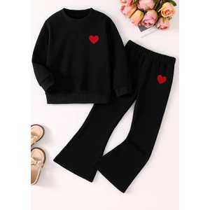 Kız Çocuk Alt Üst Takım Uzun Kollu Sweat ve Pantolon Okul Kreş Anaokul Ilkokul