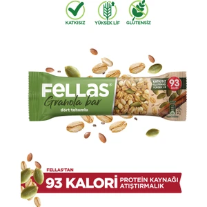 Dört Tohumlu Granola Bar 23G x 12 Adet