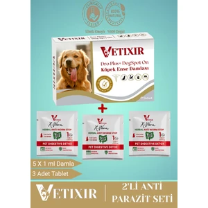 Köpek Bitkisel Ense Bitkisel Damla Seti - 5 Damla 3 Tablet