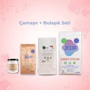 Going Zeero Doğal Temizlik Çamaşır Bulaşık Yıkama Seti