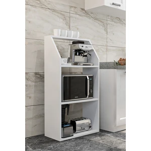 Raflı Mutfak Dolabı,3 Bölme Mikrodalga Dolabı,ergonomik Mutfak TEZGAHI,115CM