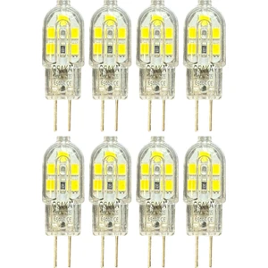 (8 adet) Osaka 2W Beyaz Işık (6500K) G4 Duylu (Iğne Bacak) LED Kapsül Ampul
