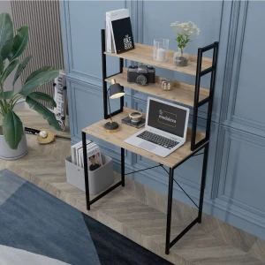 Çalışma Masası Kitaplık Raflı