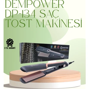 DP-134 Saç Tost Makinesi 220°C Isı Ayarlı, 360° Dönebilen Kablo