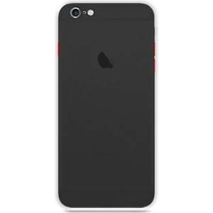 Piyasa Sepeti Apple iPhone 6S Plus Transparent Slim Case Siyah