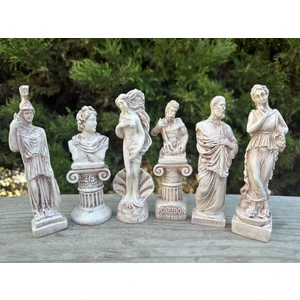 Imosas Yunan 6lı Set Mitolojik Biblo